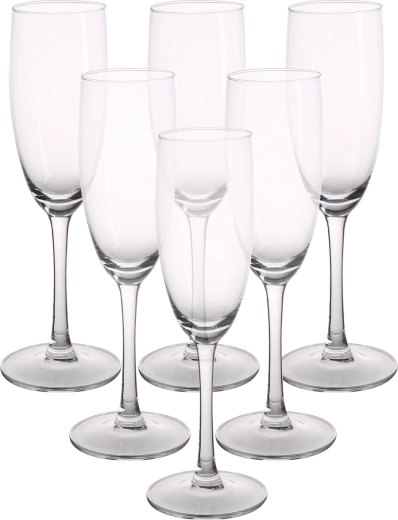 Diamond zestaw 6 kieliszków do szampana 180 ml