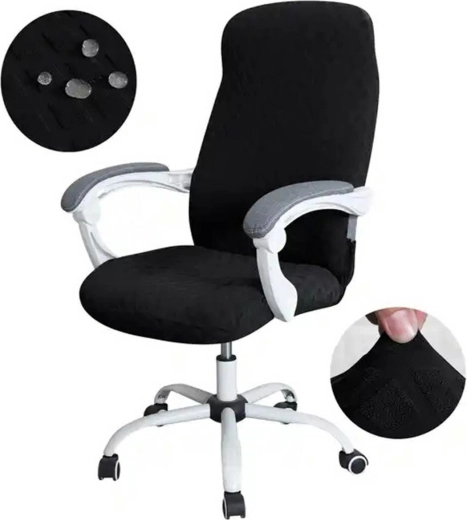 Pokrowiec na krzesło biurowe Da100 czarny