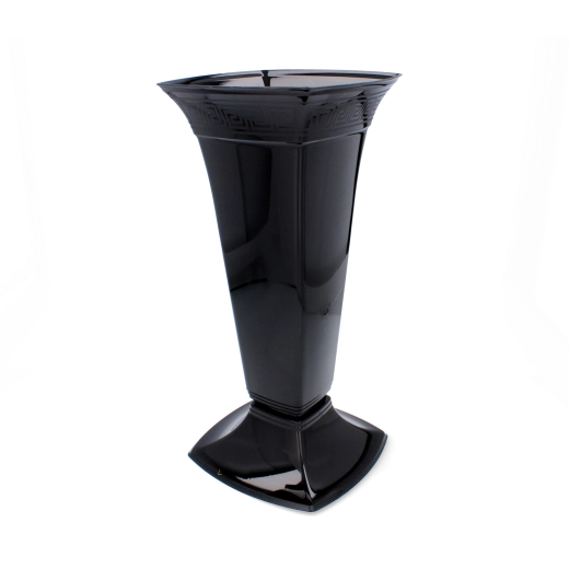 Wysoki czarny flakon Etna na grób od Lamela