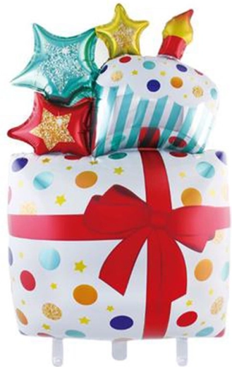 Balon foliowy Prezent 47 × 74 cm