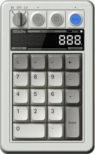 Mechaniczny blok numeryczny i kalkulator 8BitDo Retro 18 N Edition