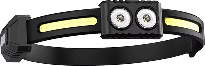 Latarka czołowa Superfire A20 z podwójną diodą LED i czujnikiem ruchu