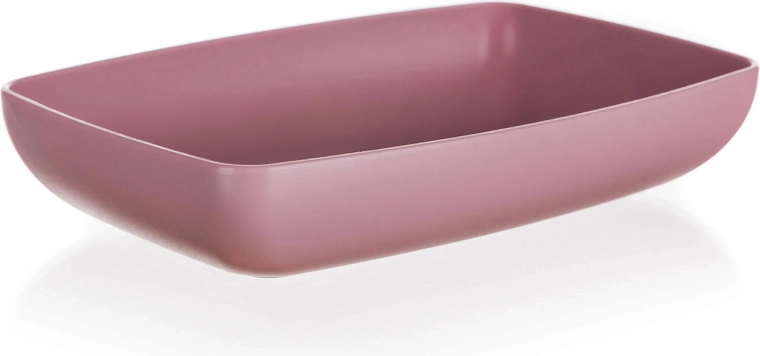 Taca do serwowania Culinaria plastikowa ciemnoróżowa 18 x 12 cm