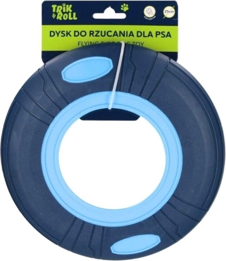 Niebieski latający dysk dla psa