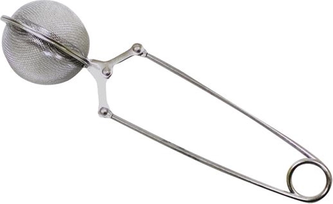 Stalowe zaparzacz do herbaty ze sprężynką 14,5 × 3,5 cm