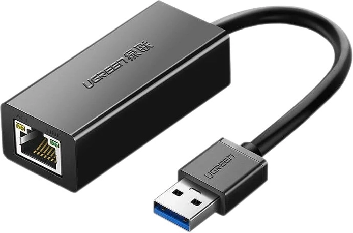 Ugreen CR111 gigabitowy adapter sieciowy USB 3.0 na RJ45 (czarny) - 1 szt.