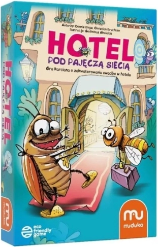 Muduko Hotel pod pajęczą siecią – rodzinna gra karciana 5+