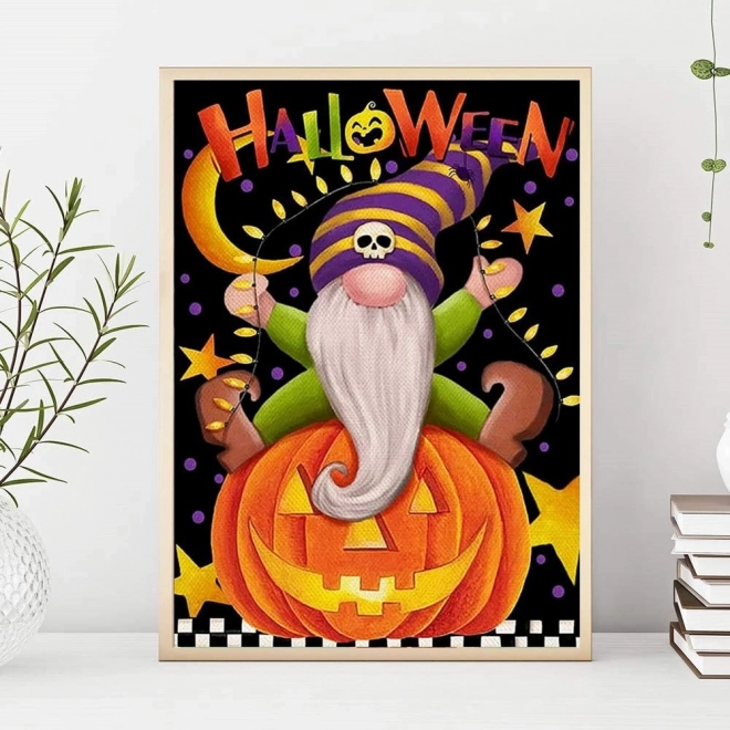 Haft diamentowy / obraz 5D / mozaika diamentowa / malowanie diamentowe - Halloween, rozmiar 40x50 cm