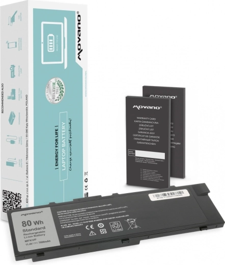 Bateria Movano do Dell Precision 15 7510 i Precision 17 7710 (MFKVP) 7000 mAh / 80 Wh