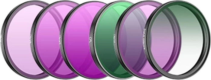 Zestaw filtrów do DJI Osmo Action 6 – CPL, ND8/16/32/64 oraz Black Mist 1/4