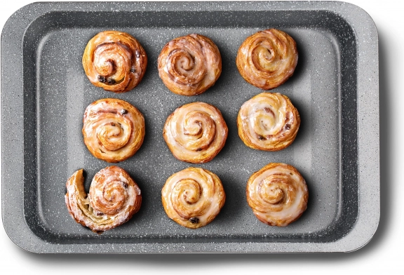 Głęboka blacha do pieczenia Granite 36,5 × 27 × 4,5 cm