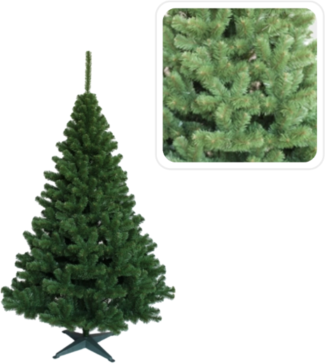 Sztuczna choinka (jodła) zielona 150 cm - 1 szt.