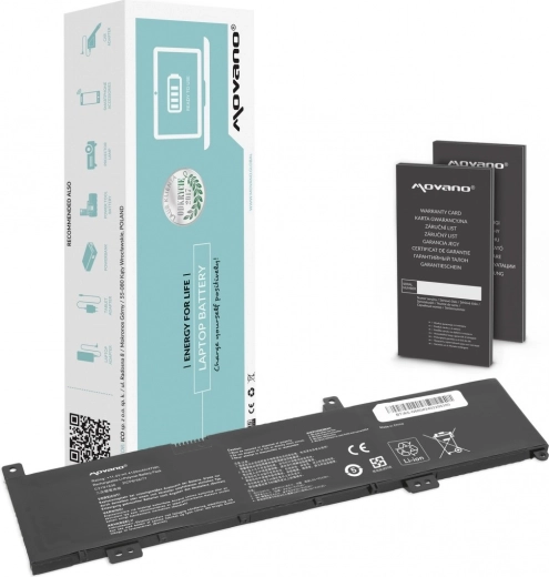Bateria Movano C31N1636 do Asus VivoBook X580/N580 (4100 mAh, 47 Wh)