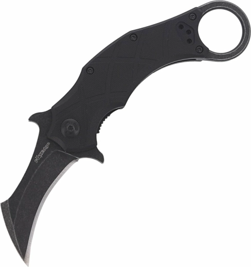 Składany nóż taktyczny FOX Knives Edge The Claw 2 karambit 6,9 cm czarny