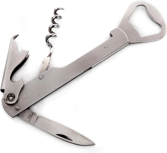 Duży kelnerski otwieracz ze stali nierdzewnej