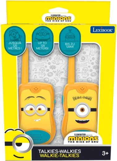 Dziecięce krótkofalówki MINIONKI z zasięgiem 120 m