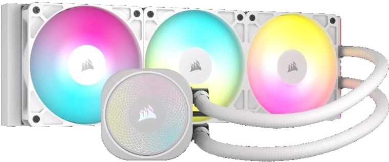 Chłodzenie wodne CPU Corsair Nautilus 360 ARGB, białe