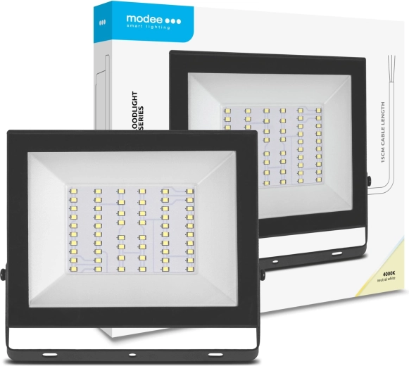 Modee LED reflektor E‑series Slim 50 W, 4000 lm, 120°, neutralna biel