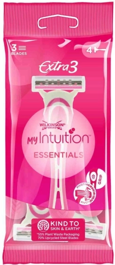 Wilkinson Extra Essentials 3 Beauty jednorazowa maszynka do golenia, 4 szt.