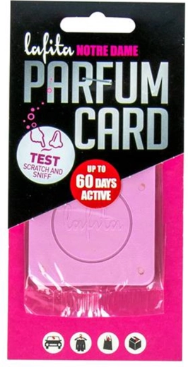 Odświeżacz powietrza do auta LAFITA Notre Dame, różowy