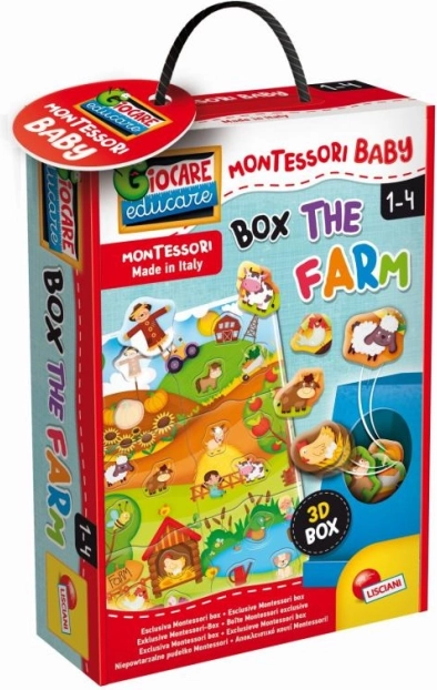 Montessori układanka FARMA