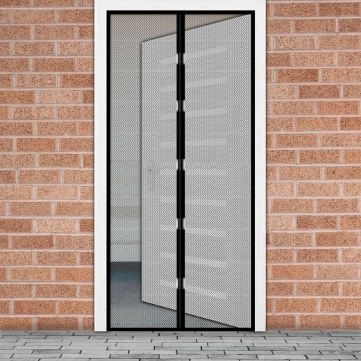 Magnetyczna zasłona drzwiowa przeciw owadom 100 x 210 cm