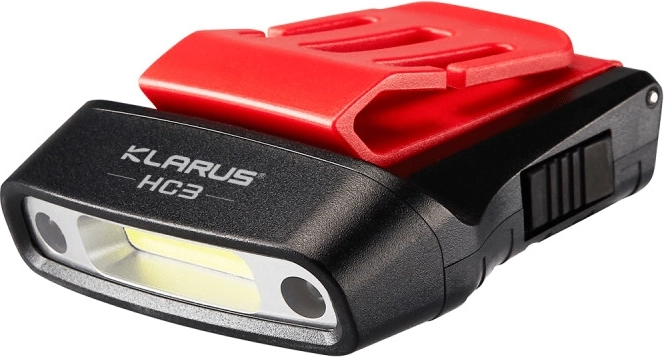 Klarus HC3 Red – ładowana czołówka z czujnikiem ruchu, 100 lm