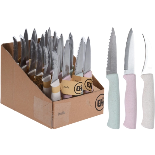 Noże ze stali nierdzewnej – zestaw 3 wariantów