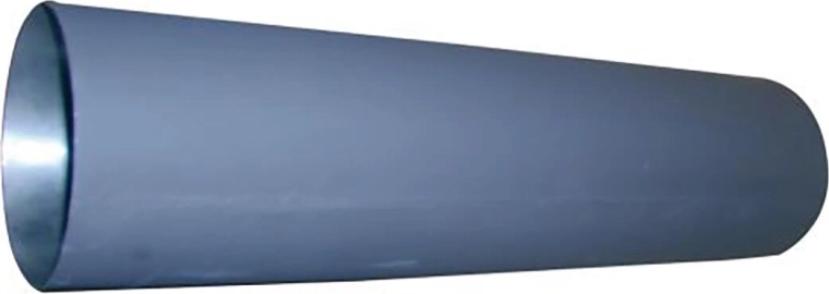 Rura dymowa 125 mm, długość 1000 mm, grubość 1,5 mm, czarna