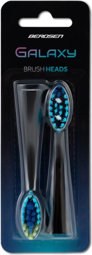 Wymienne głowice do szczoteczki sonicznej Berdsen Galaxy, 2 szt.