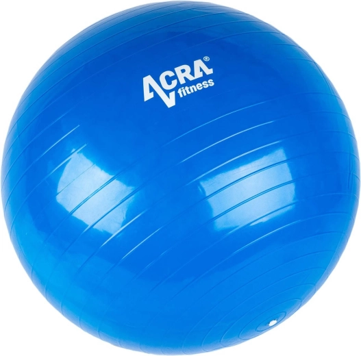 ACRA piłka gimnastyczna niebieska 55 cm - 1 sztuka