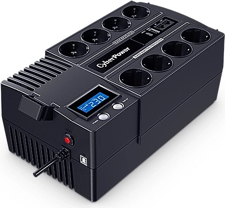 Zasilacz awaryjny UPS CyberPower 1200 VA/720 W z LCD, AVR i 8× Schuko