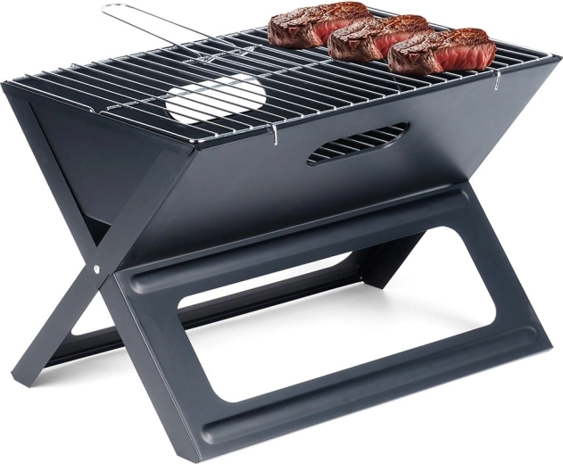 Składany grill węglowy BBQ w formie walizki