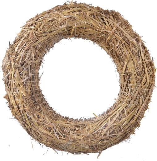 Słomiany wieniec 40 cm – naturalna baza do dekoracji