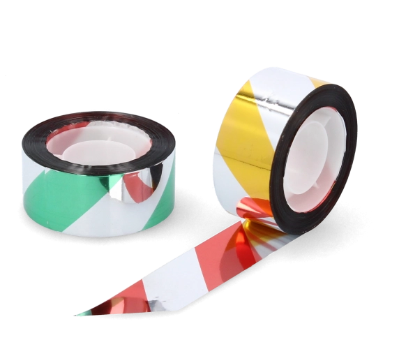 Taśma odblaskowa do odstraszania ptaków 50 m × 2,4 cm, mix kolorów