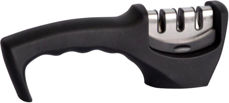 Ostrzałka do noży z trzystopniowym ostrzeniem