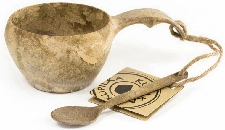 Kupilka 21 klasyczny kubek Brown z łyżeczką