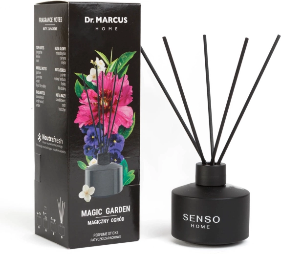 Dr. Marcus Home Perfume dyfuzor zapachowy z patyczkami Magic Garden 100 ml