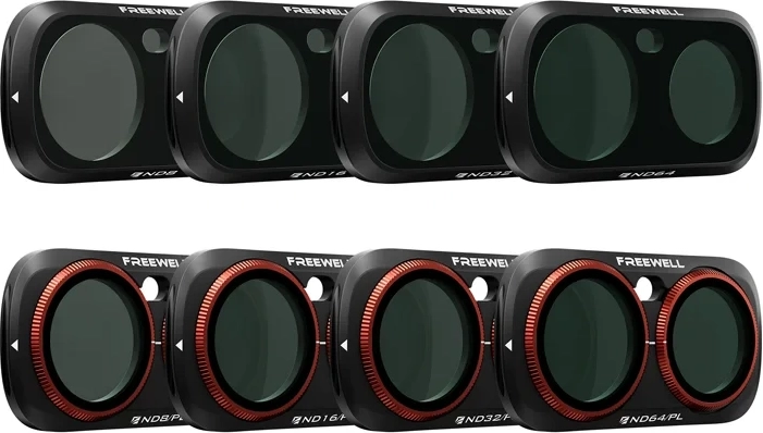 Freewell zestaw filtrów All Day do Insta360 Luna Ultra (8 szt.)