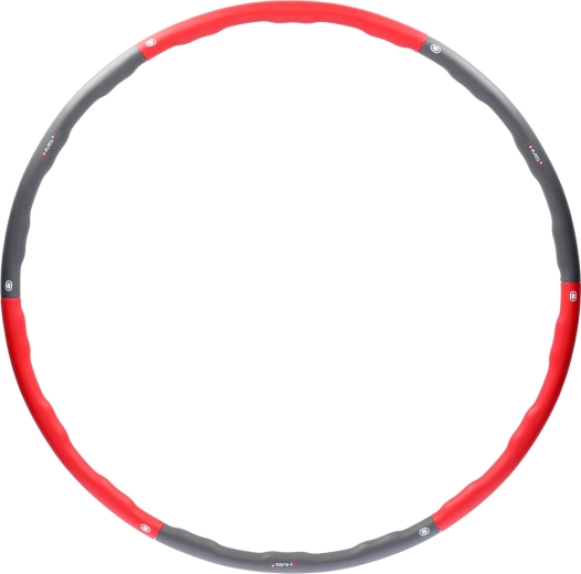 Masażowe hula hoop HMS, 100 cm – czerwone