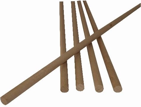 Gładki drewniany kołek 12 mm FSC (opakowanie 5 szt.)