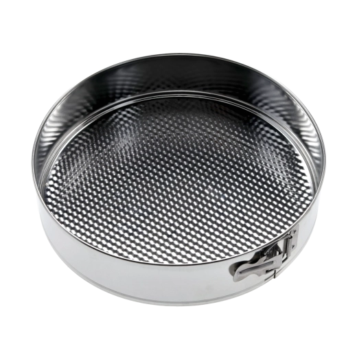 Tortownica z fakturowanym dnem 21 cm, stal ocynkowana