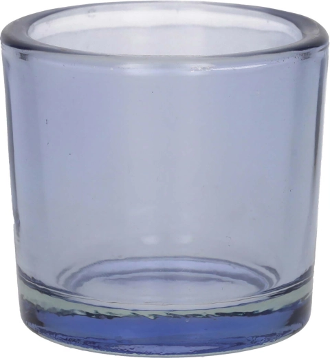 Świecznik na tealight Espen, 6,5 × 6 cm, liliowy przezroczysty