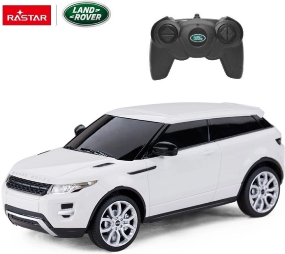 Zdalnie sterowany Range Rover Evoque Rastar w skali 1:24 – Biały