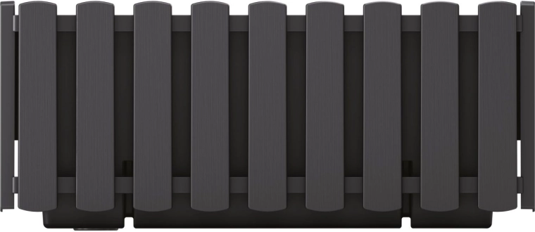 Plastowa donica Boardee Fencycase 38 cm antracyt