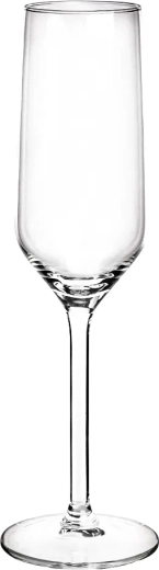 Rubin zestaw 6 kieliszków do szampana 220 ml