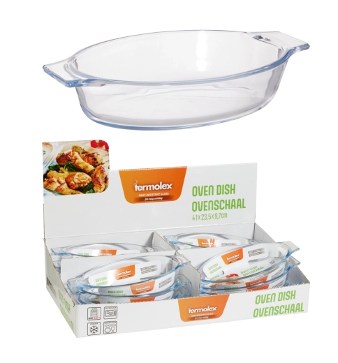 Szklane żaroodporne naczynie 400 ml z szkła borokrzemowego