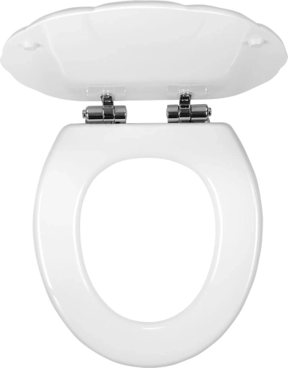 Deska sedesowa LYRA z fornirowanej MDF z wolnym opadaniem