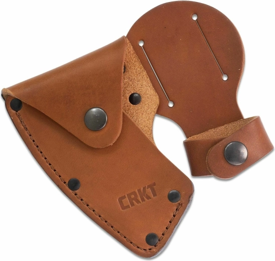 Brązowe skórzane etui na siekierę CRKT Freyr