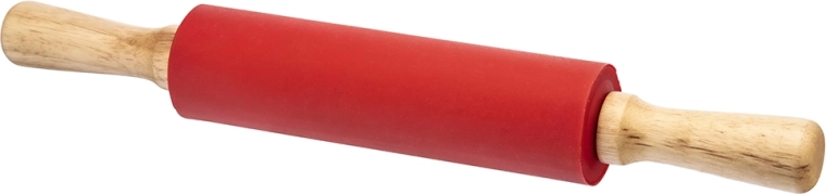 Silikonowy wałek do ciasta 37 cm czerwony